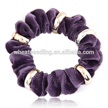 High quality metal flannelette rope fashion hair band